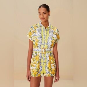 Farm Rio Sicily Scarf Romper